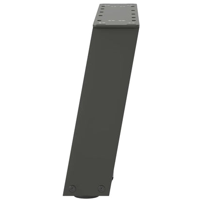 vidaXL Coffee Table Legs U-Shaped 2 pcs Anthracite 40x(30-31) cm Steel 6