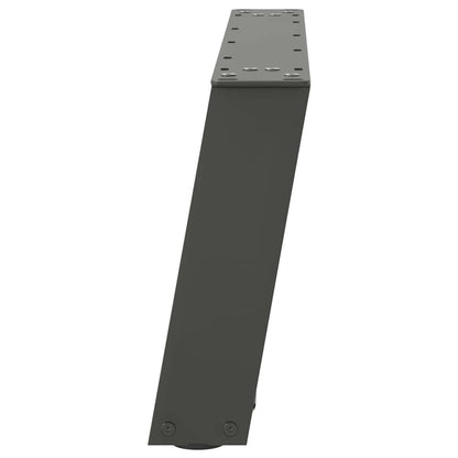 vidaXL Coffee Table Legs U-Shaped 2 pcs Anthracite 60x(30-31) cm Steel 6