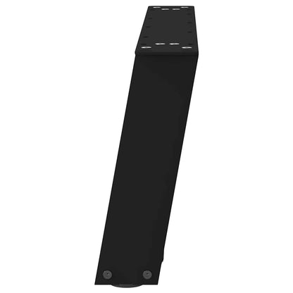 vidaXL Coffee Table Legs U-Shaped 2 pcs Black 70x(30-31) cm Steel 6