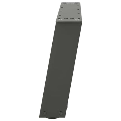 vidaXL Coffee Table Legs U-Shaped 2 pcs Anthracite 70x(30-31) cm Steel 6