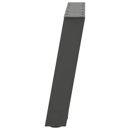 vidaXL Coffee Table Legs U-Shaped 2 pcs Anthracite 50x(42-43) cm Steel 6