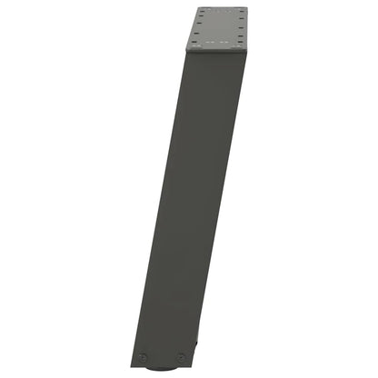 vidaXL Coffee Table Legs U-Shaped 2 pcs Anthracite 60x(42-43) cm Steel 6