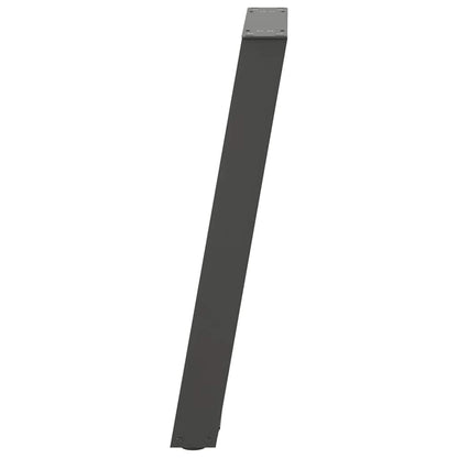 vidaXL Console Table Legs U-Shaped 2 pcs Anthracite 28x(72-73) cm Steel 6