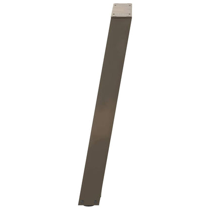 vidaXL Console Table Legs U-Shaped 2 pcs Natural Steel 28x(72-73) cm Steel 6