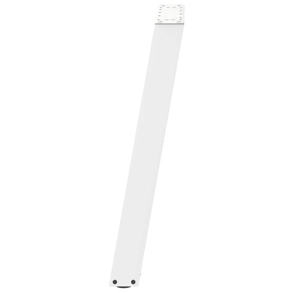 vidaXL Console Table Legs U-Shaped 2 pcs White 38x(72-73) cm Steel 6