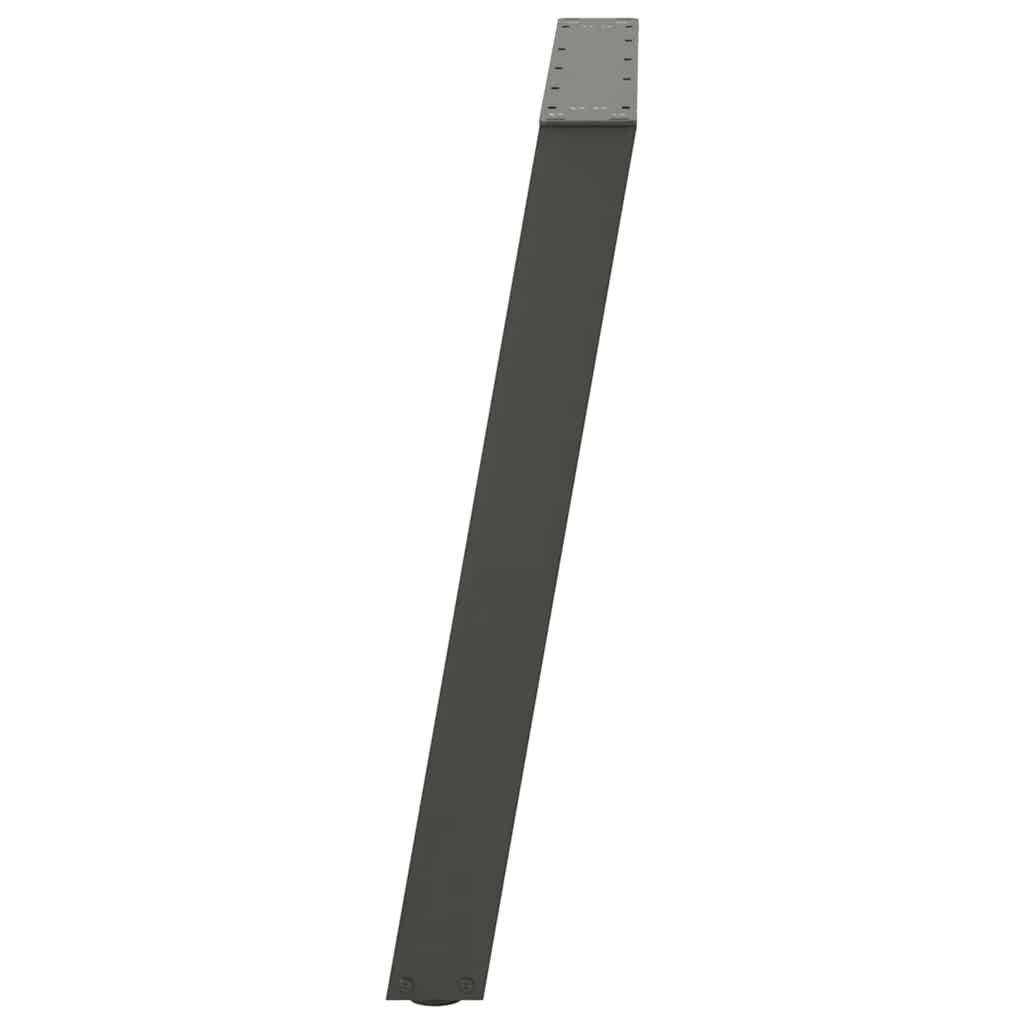 vidaXL Dining Table Legs U-Shaped 2 pcs Anthracite 80x(72-73) cm Steel 6