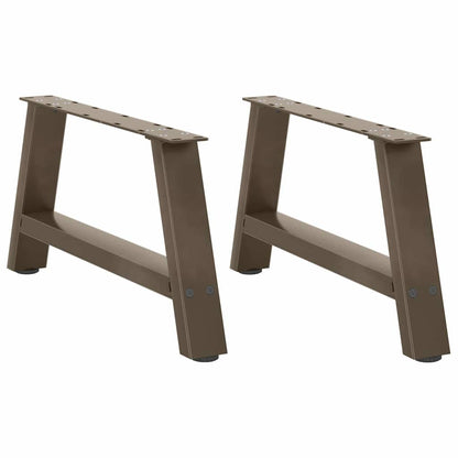 vidaXL Coffee Table Legs A-Shaped 2 pcs 60x(30-31) cm Steel 1
