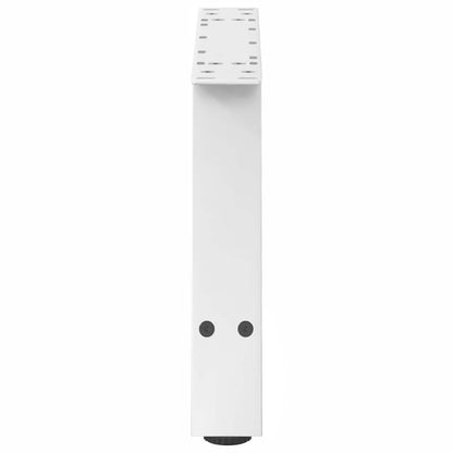 vidaXL Coffee Table Legs A-Shaped 2 pcs White 70x(30-31) cm Steel 6