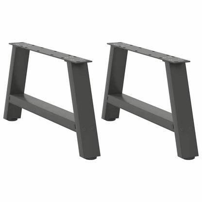 vidaXL Coffee Table Legs A-Shaped 2 pcs Anthracite 70x(30-31) cm Steel 1