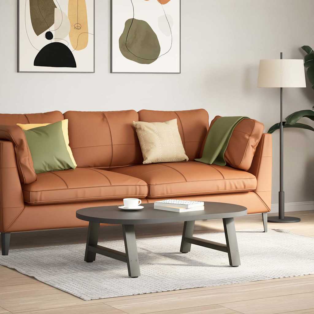 vidaXL Coffee Table Legs A-Shaped 2 pcs Anthracite 70x(30-31) cm Steel 2