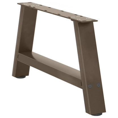 vidaXL Coffee Table Legs A-Shaped 2 pcs 70x(30-31) cm Steel 4