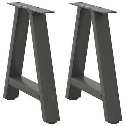 vidaXL Coffee Table Legs A-Shaped 2 pcs Anthracite 50x(42-43) cm Steel 1
