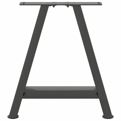 vidaXL Coffee Table Legs A-Shaped 2 pcs Anthracite 50x(42-43) cm Steel 5