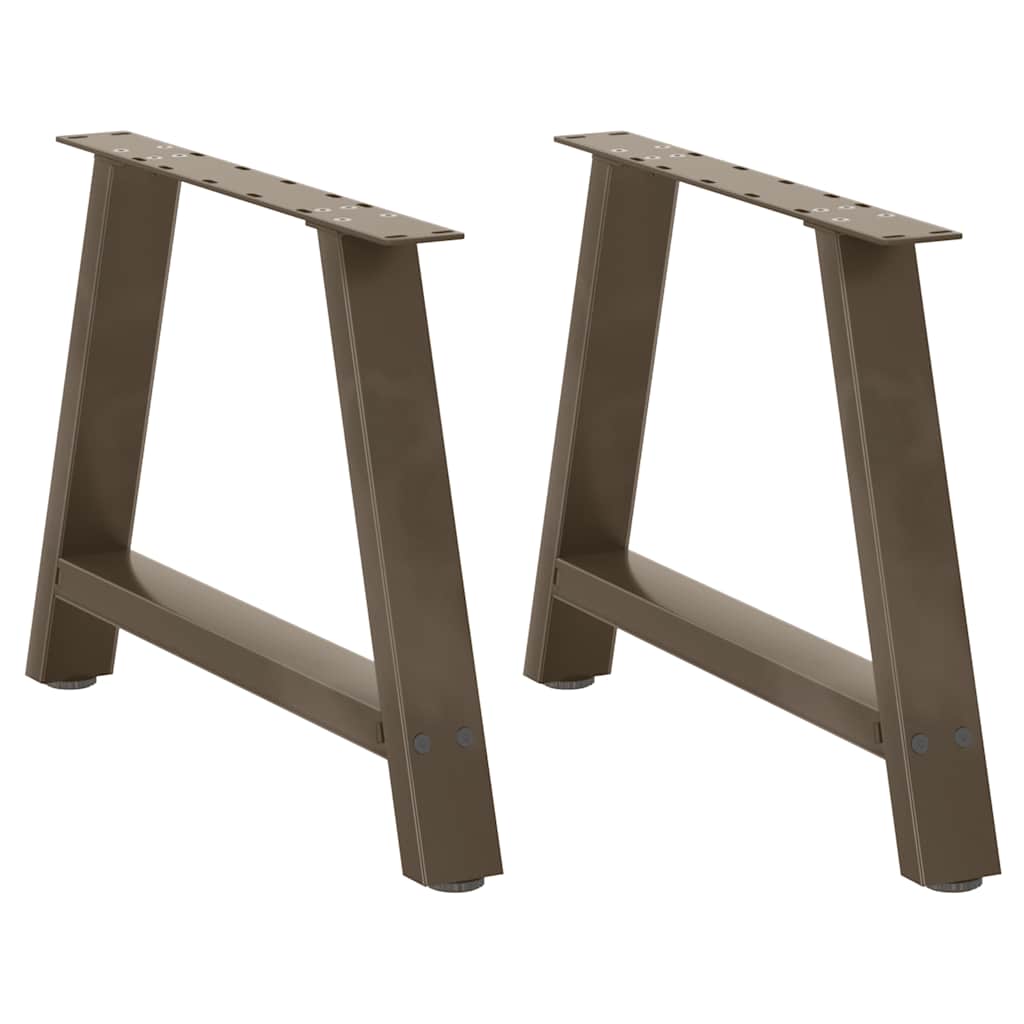 vidaXL Coffee Table Legs A-Shaped 2 pcs 60x(42-43) cm Steel 1