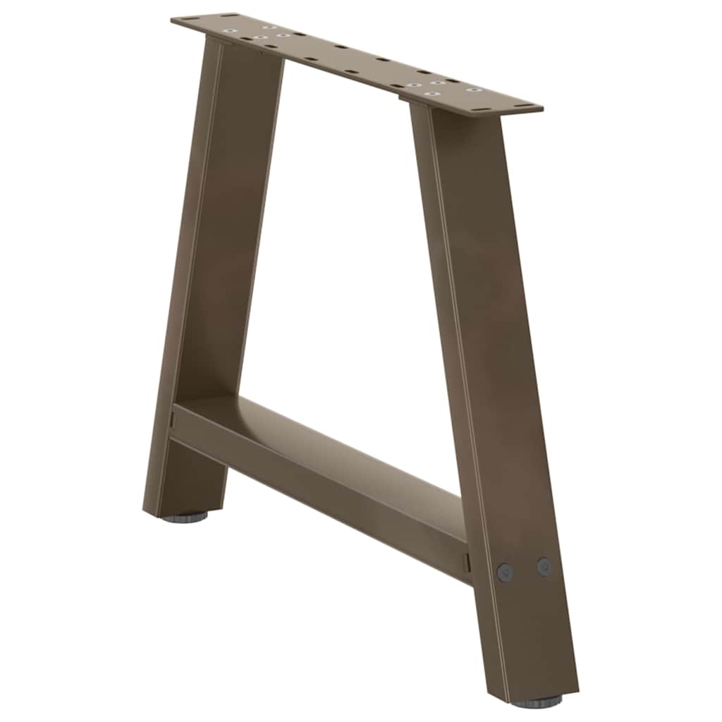 vidaXL Coffee Table Legs A-Shaped 2 pcs 60x(42-43) cm Steel 4