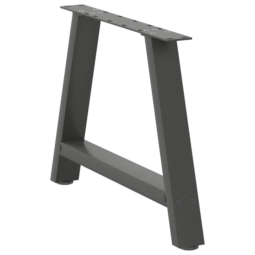 vidaXL Coffee Table Legs A-Shaped 2 pcs Anthracite 70x(42-43) cm Steel 4