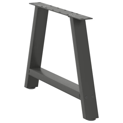 vidaXL Coffee Table Legs A-Shaped 2 pcs Anthracite 70x(42-43) cm Steel 4