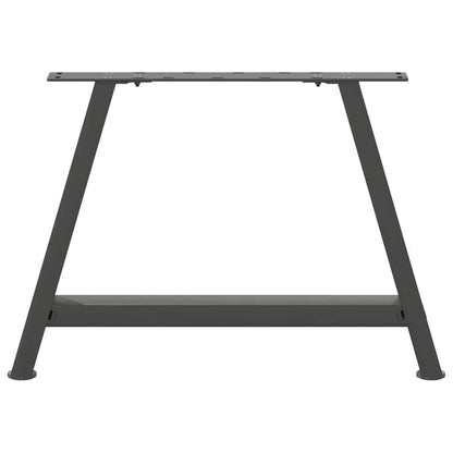 vidaXL Coffee Table Legs A-Shaped 2 pcs Anthracite 70x(42-43) cm Steel 5