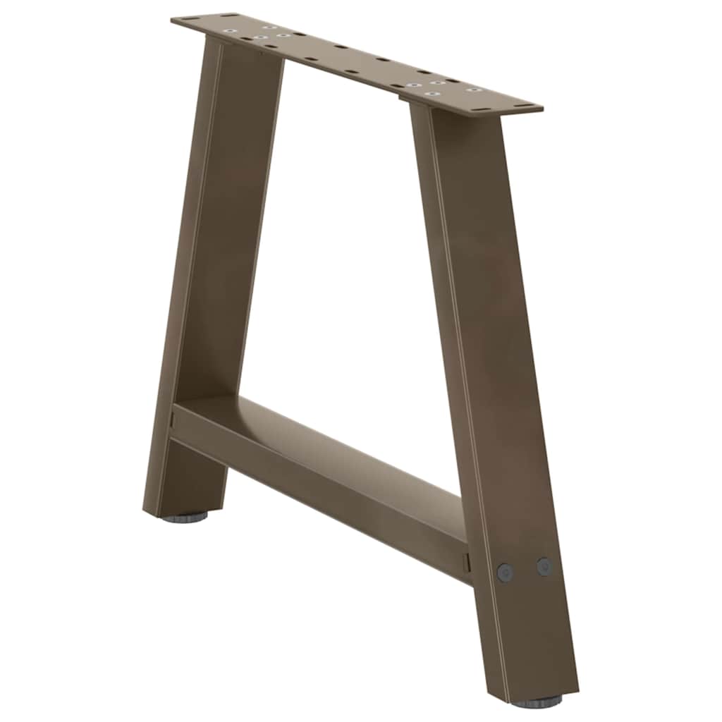 vidaXL Coffee Table Legs A-Shaped 2 pcs 70x(42-43) cm Steel 4
