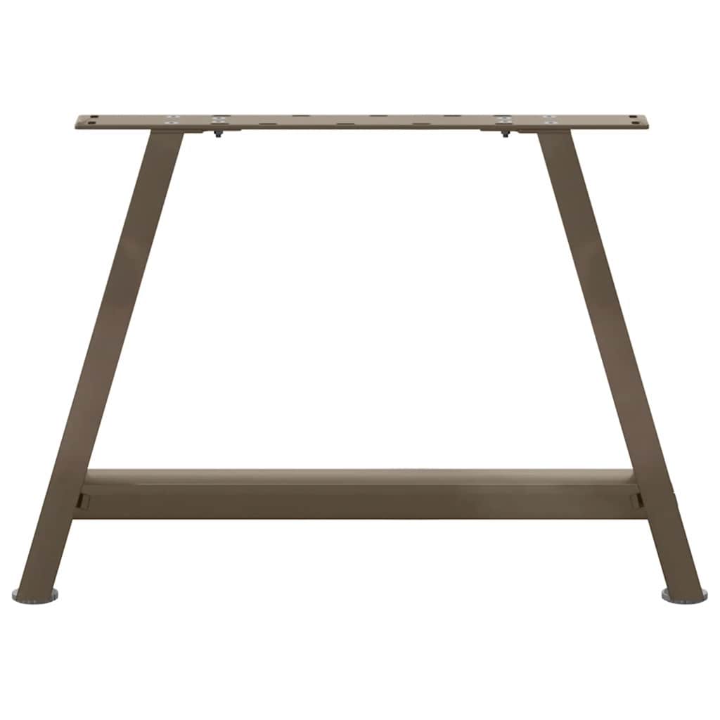 vidaXL Coffee Table Legs A-Shaped 2 pcs 70x(42-43) cm Steel 5