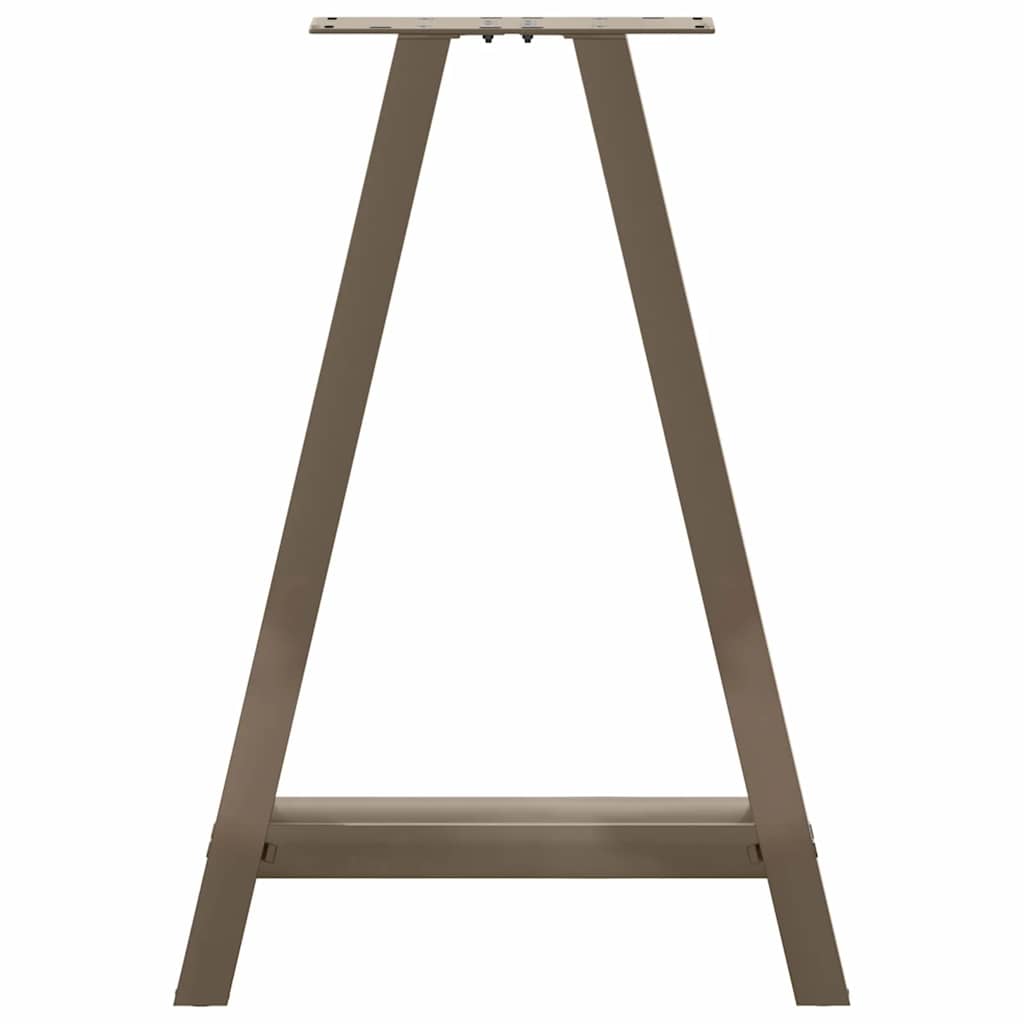 vidaXL Dining Table Legs A-Shaped 2 pcs 50x(72-73) cm Steel 5