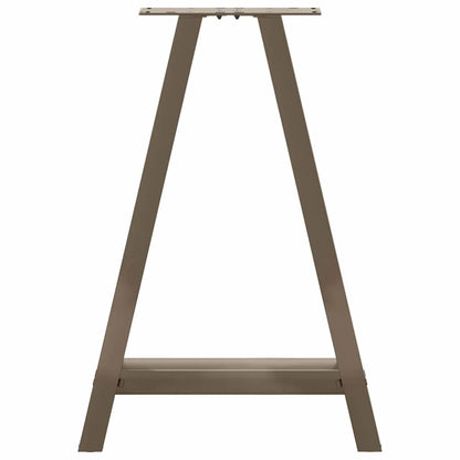 vidaXL Dining Table Legs A-Shaped 2 pcs 50x(72-73) cm Steel 5