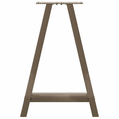 vidaXL Dining Table Legs A-Shaped 2 pcs 60x(72-73) cm Steel 5