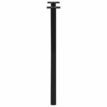 vidaXL Dining Table Legs X-Shaped 2 pcs Black 50x(72-73) cm Steel 6