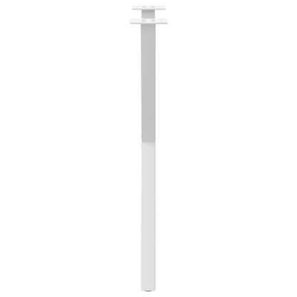 vidaXL Dining Table Legs X-Shaped 2 pcs White 57x(72-73) cm Steel 6