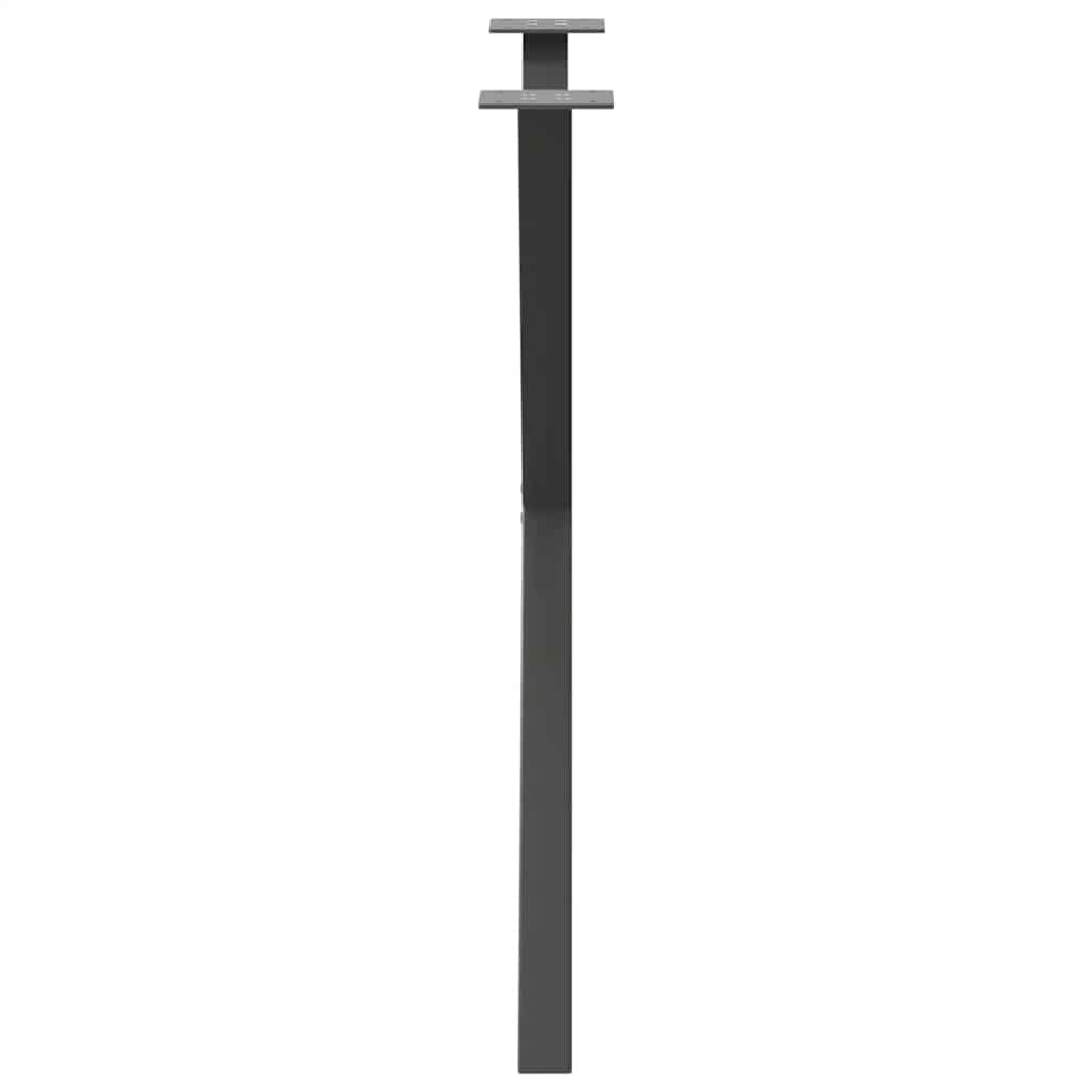 vidaXL Dining Table Legs X-Shaped 2 pcs Anthracite 70x(72-73) cm Steel 6