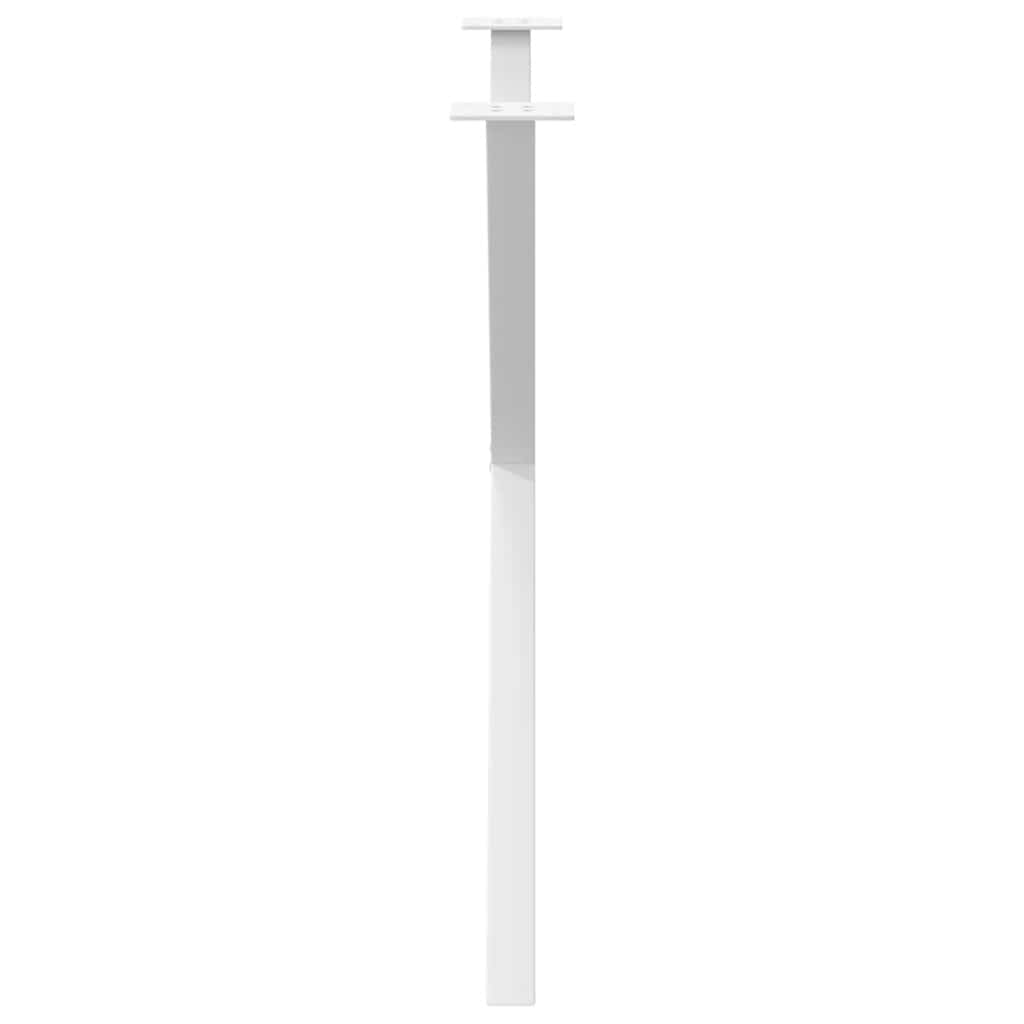 vidaXL Dining Table Legs X-Shaped 2 pcs White 90x(72-73) cm Steel 6
