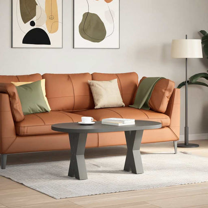 vidaXL Coffee Table Legs X-Shaped 2 pcs Anthracite 28x(42-43) cm Steel 2