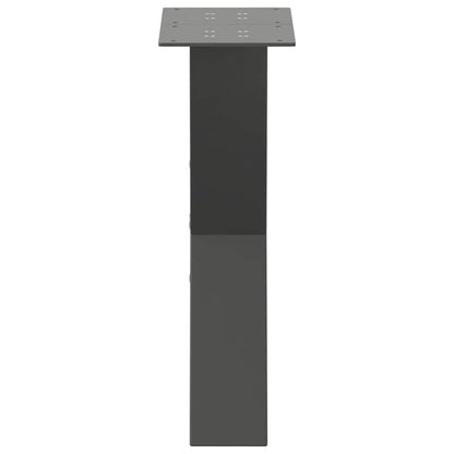 vidaXL Coffee Table Legs X-Shaped 2 pcs Anthracite 28x(42-43) cm Steel 6