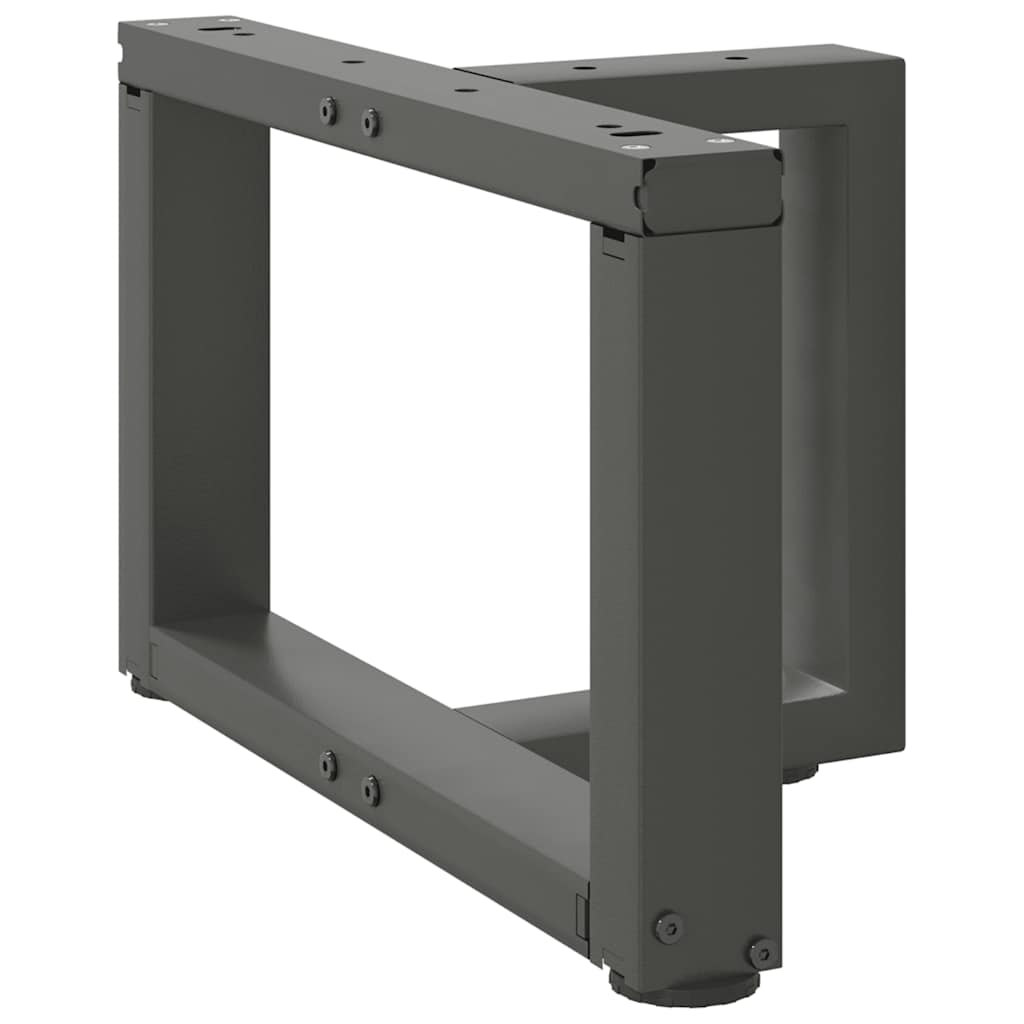 vidaXL Coffee Table Legs T-Shaped 2 pcs Anthracite 40x25x(30-31) cm Steel 4