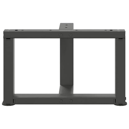 vidaXL Coffee Table Legs T-Shaped 2 pcs Anthracite 40x25x(30-31) cm Steel 6