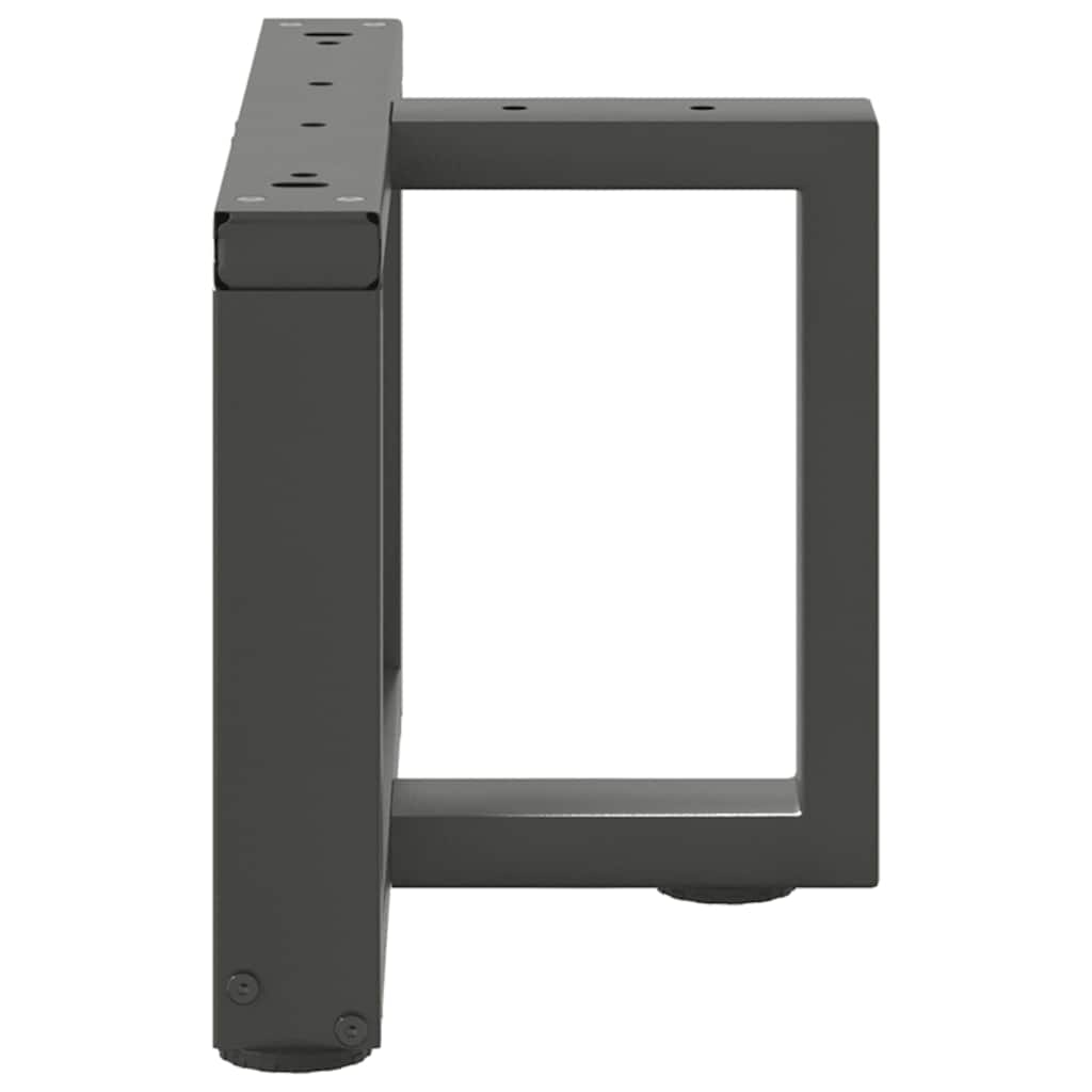 vidaXL Coffee Table Legs T-Shaped 2 pcs Anthracite 50x25x(30-31) cm Steel 5