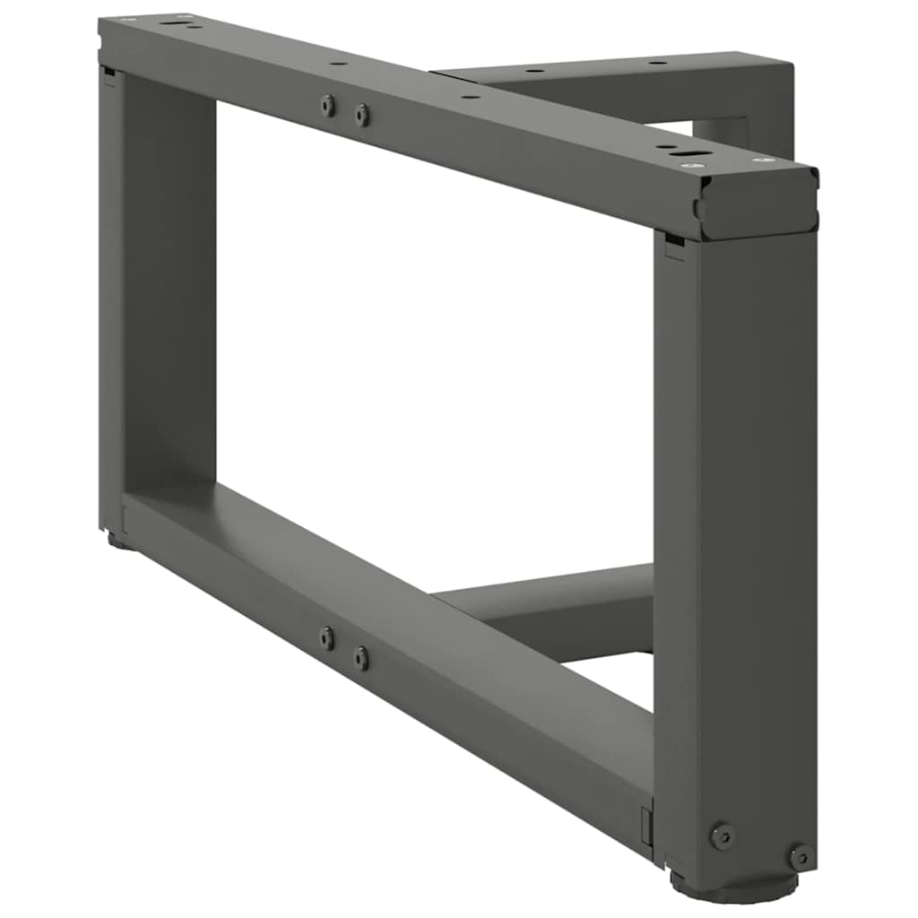 vidaXL Coffee Table Legs T-Shaped 2 pcs Anthracite 60x25x(30-31) cm Steel 4