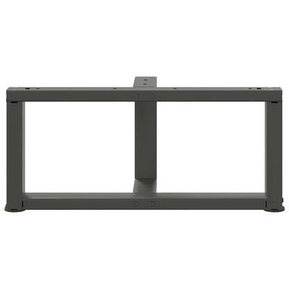 vidaXL Coffee Table Legs T-Shaped 2 pcs Anthracite 70x25x(30-31) cm Steel 6