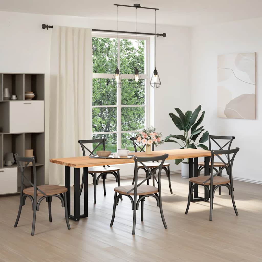 Bar Table Legs T-Shaped 2 pcs Steel Black 25 x 28 x (72-73)–60 x 35 x (100-101) cm 38 x 25 x (72-73) cm