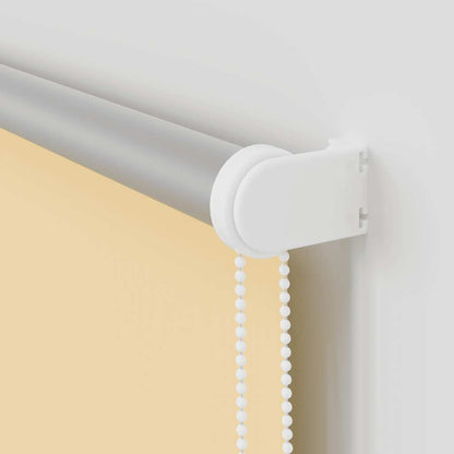 vidaXL Roller Blind Blackout Beige 125x130 cm Fabric Width 121.6 cm 6