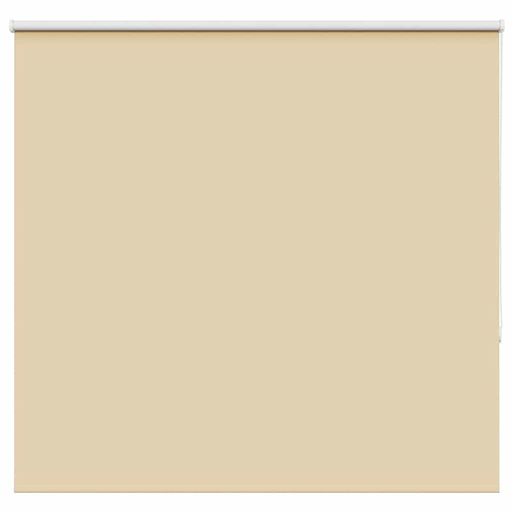 vidaXL Roller Blind Blackout Beige 165x130 cm Fabric Width 161.6 cm Polyester 1