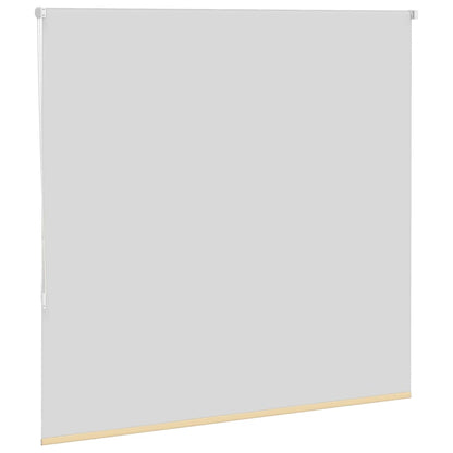 vidaXL Roller Blind Blackout Beige 165x130 cm Fabric Width 161.6 cm Polyester 4