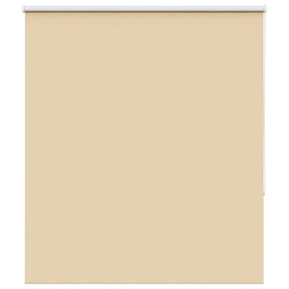 vidaXL Roller Blind Blackout Beige 135x175 cm Fabric Width 131.6 cm Polyester 1