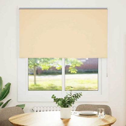 vidaXL Roller Blind Blackout Beige 135x175 cm Fabric Width 131.6 cm Polyester 2