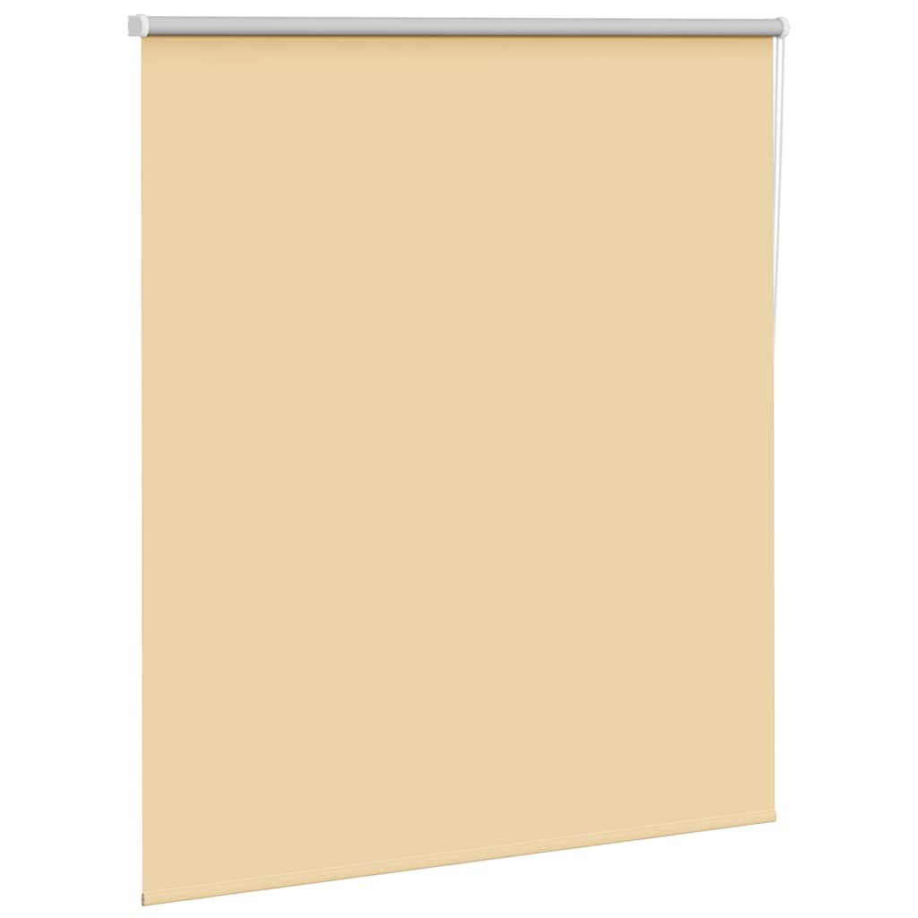 vidaXL Roller Blind Blackout Beige 135x175 cm Fabric Width 131.6 cm Polyester 3