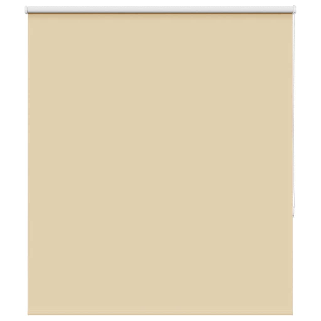 vidaXL Roller Blind Blackout Beige 140x175 cm Fabric Width 136.6 cm Polyester 1