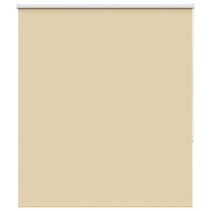 vidaXL Roller Blind Blackout Beige 140x175 cm Fabric Width 136.6 cm Polyester 1