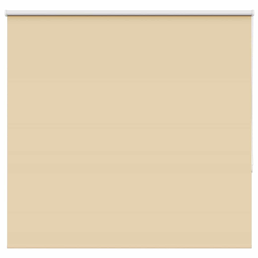 vidaXL Roller Blind Blackout Beige 160x175 cm Fabric Width 156.6 cm Polyester 1