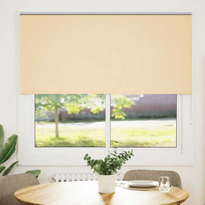 vidaXL Roller Blind Blackout Beige 160x175 cm Fabric Width 156.6 cm Polyester 2