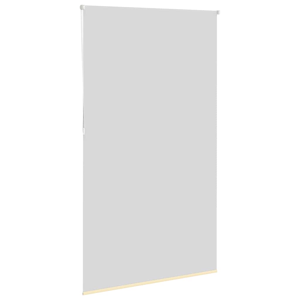 vidaXL Roller Blind Blackout Beige 130x210 cm Fabric Width 126.6 cm Polyester 4